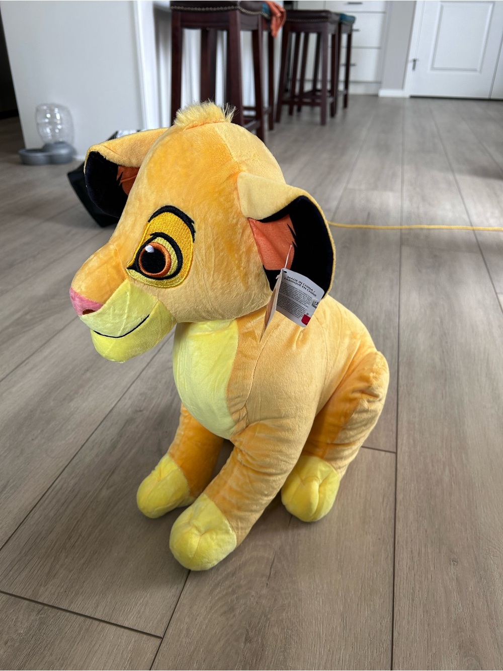 NWT Disney The Lion King Simba Large Plush Stuffed Animal Lion Toy Collectible